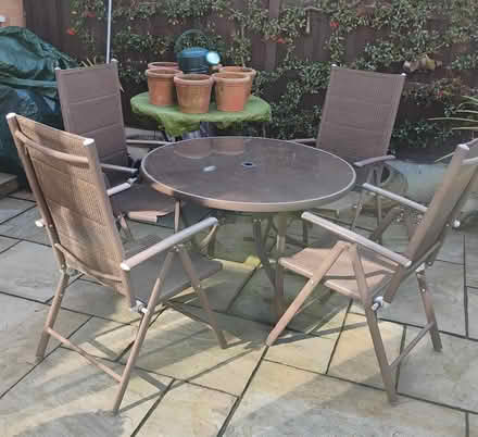 Photo of free Garden Table & Four Chairs (Harlow CM17) #1