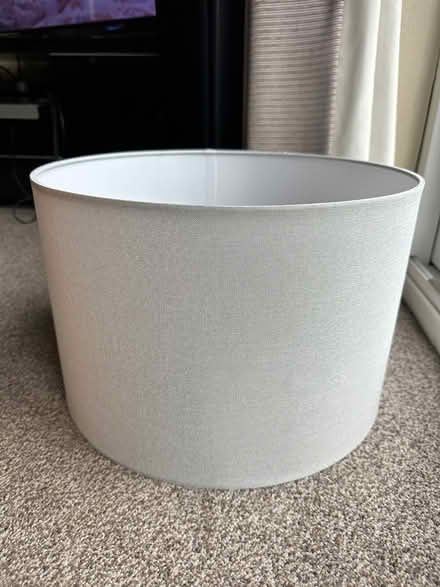 Photo of free Light grey lamp Shade (Skipton BD23) #1