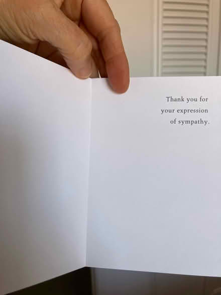 Photo of free Thank you cards for sympathy cards (Monta Vista) #3