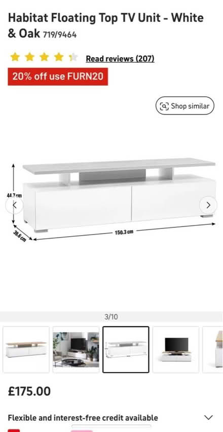 Photo of free TV Unit (AL7 4RW) #3