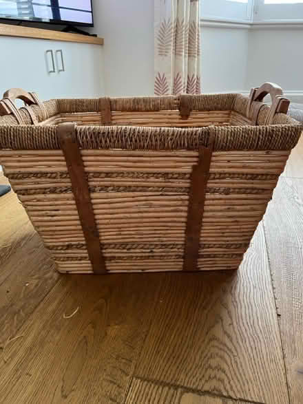 Photo of free Wood Basket (Surbiton KT5) #1