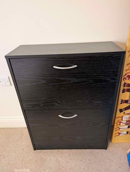 Photo of free Black shoe cabinet (Wokingham RG40) #1