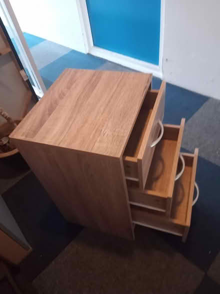 Photo of free 3 Drawer Bedside cabinet (SS0 Westcliff) #2