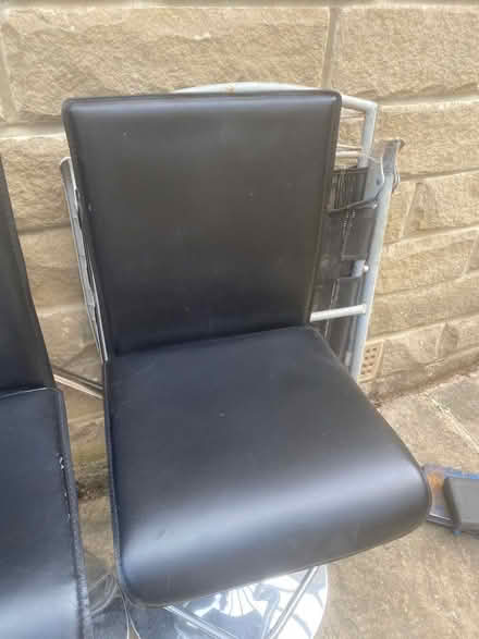 Photo of free 4 black bar stools (Holmfield HX2) #1