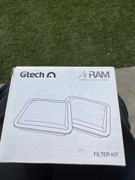 Photo of free GTech RAM vacuum spare filters x 2, brand new in box (Whiteway) #1