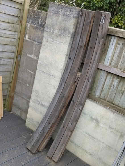 Photo of free Hardwood hammock stand (Odd Down) #1