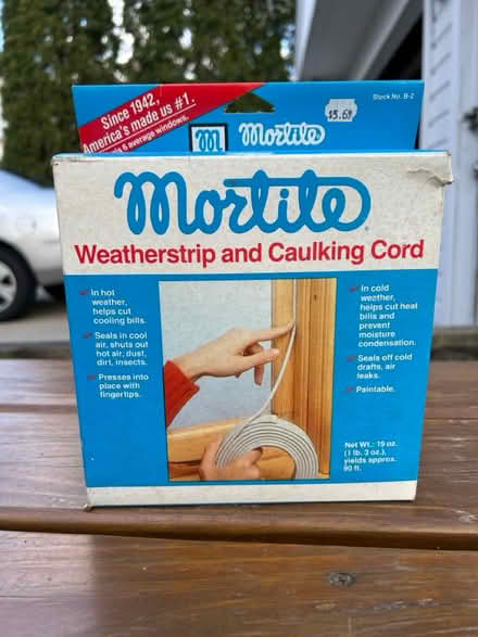 Photo of free Mortite rope caulk (south elmhurst) #1