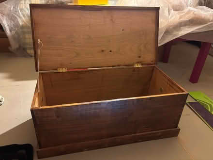 Photo of free Wooden Blanket Box (Graven Hill Depot OX25) #2