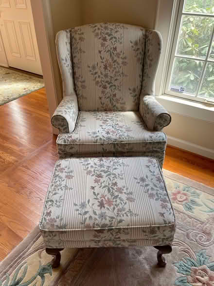 Photo of free Sofa,loveseat,wing chair, ottoman (Finksburg) #2