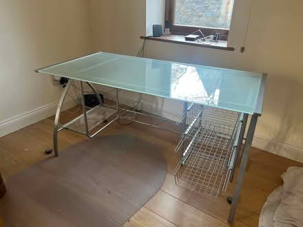 Photo of free Glass Topped Desk (OX93AB) #1