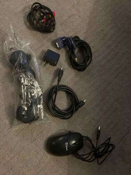 Photo of free Castor wheels, mouse, cables (Painswick) #1