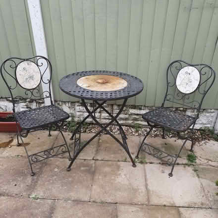 Photo of free Wrought iron patio set (Warrington WA1) #1