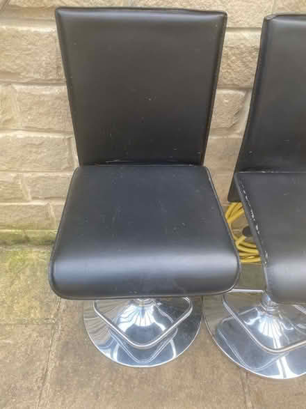 Photo of free 4 black bar stools (Holmfield HX2) #3