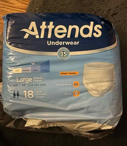 Photo of free Adult Disposable Underwear large (South Suburbs) #1
