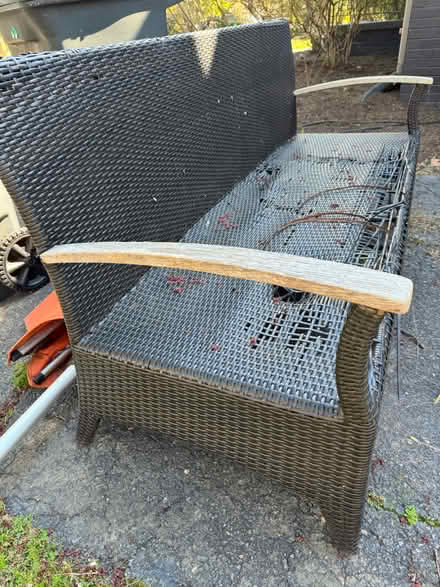 Photo of free Outdoor patio couch (Rose Hill) #1