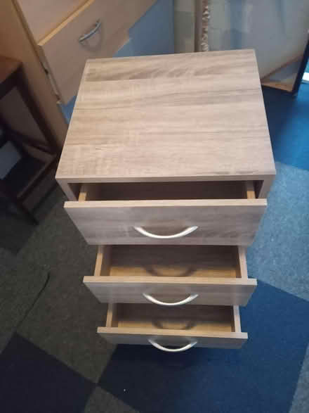 Photo of free 3 Drawer Bedside cabinet (SS0 Westcliff) #1