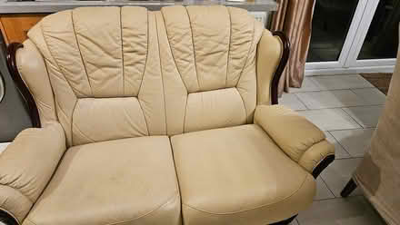 Photo of free Lovely 2 seater leather sofa (SE4) #4