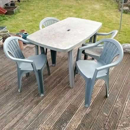 Photo of free Garden Furniture 4 Chairs + Table (North Hinksey OX2) #1
