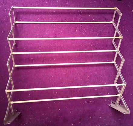 Photo of free Wall mounted folding clothes rack (Lancaster bulk) #2
