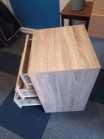 Photo of free 3 Drawer Bedside cabinet (SS0 Westcliff) #3