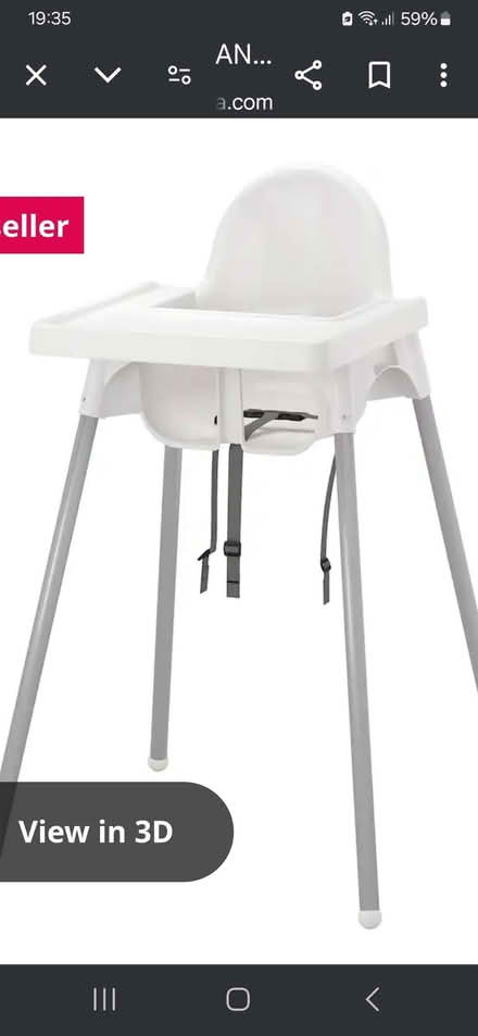 Photo of free Ikea high chair (Horfield BS7) #1