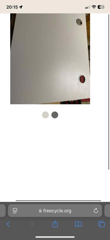 Photo of free White desk in great condition (BR2) #2