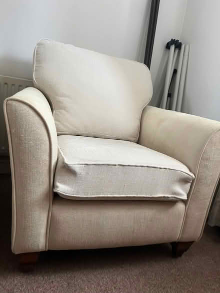 Photo of free 2x Cream Armchairs (AL1) #4