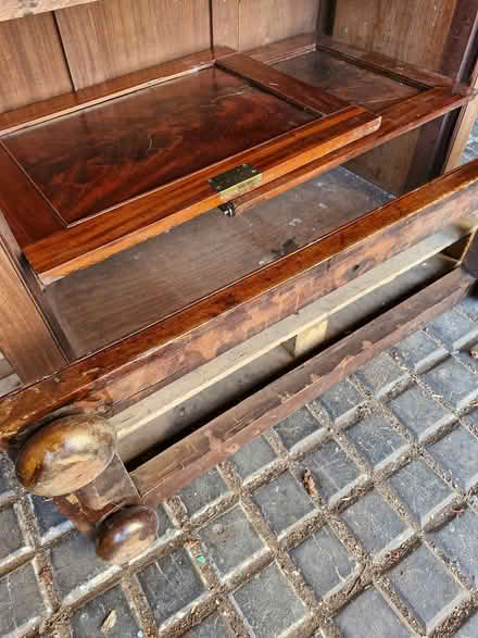 Photo of free Victorian Mahogany Drop leaf desk (Chirk LL14) #3