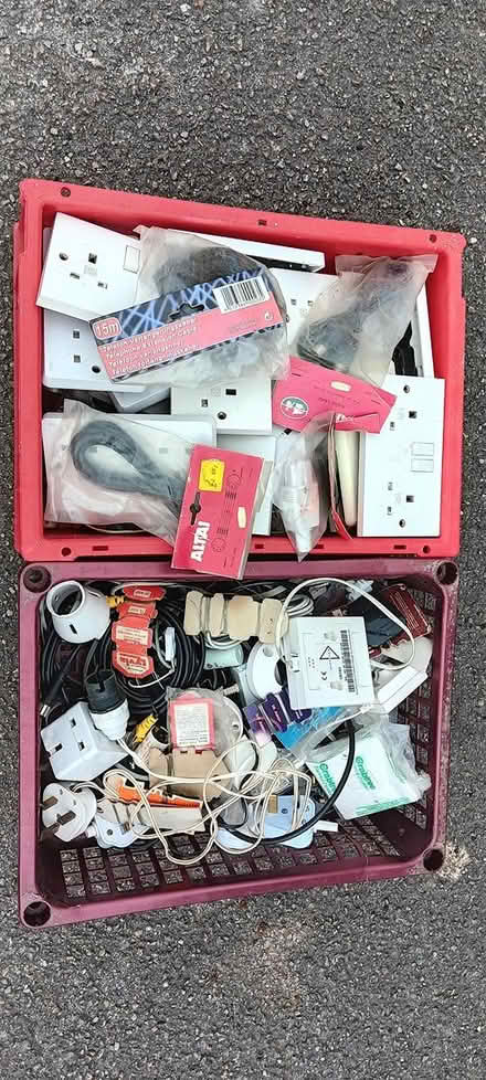Photo of free Mixed electrical trays (Ta12 6jz) #1