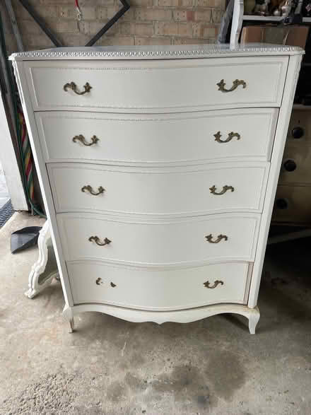 Photo of free White Wooden Drawers (Matlock DE4) #2