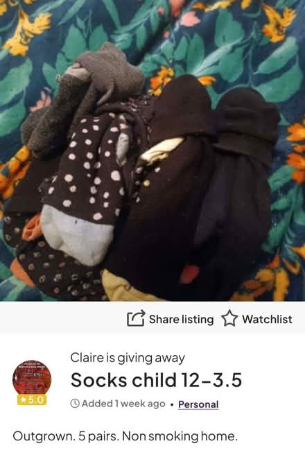 Photo of free Socks kids (Kempston MK42) #1