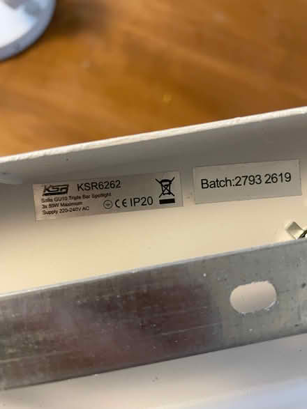 Photo of free Spotlight light fittings (New Marston OX3) #1