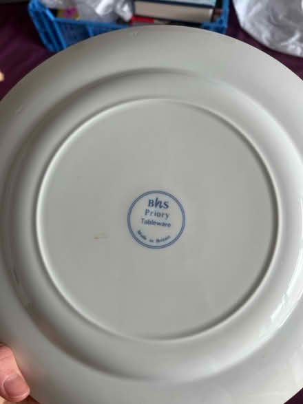 Photo of free 4 matching floral plates (Nether Edge S7) #4