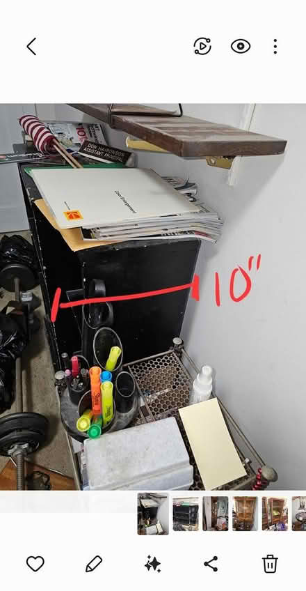 Photo of free Black Cubbie Bookcase (Boro Park, Brooklyn) #4
