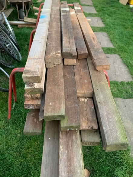 Photo of free timber 4x2 x 20 lengths (Sutton SM3) #3