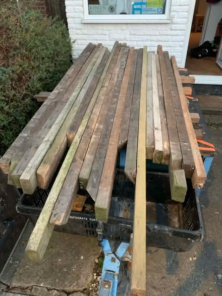 Photo of free timber 4x2 x 20 lengths (Sutton SM3) #2