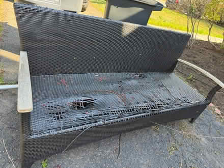 Photo of free Outdoor patio couch (Rose Hill) #2