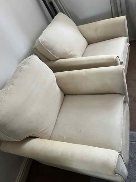 Photo of free 2x Cream Armchairs (AL1) #2