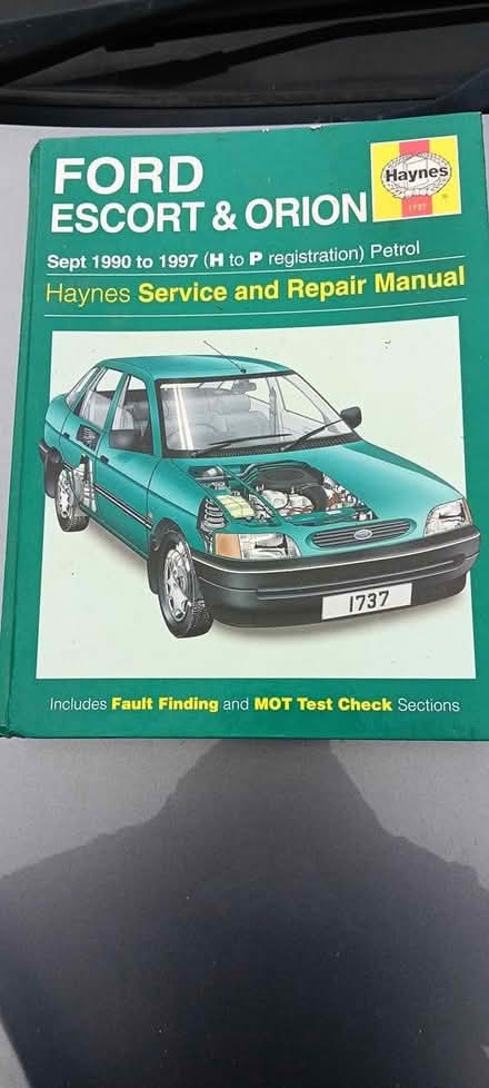 Photo of free Haynes Manual Ford Escort/Orion (Ta12 6jz) #1