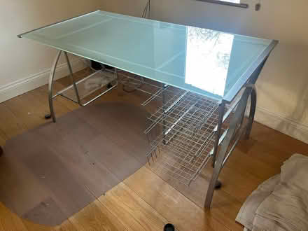 Photo of free Glass Topped Desk (OX93AB) #3