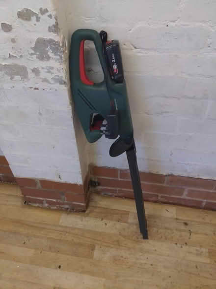 Photo of free Battery hedge trimmer (Markland Hill BL1) #1