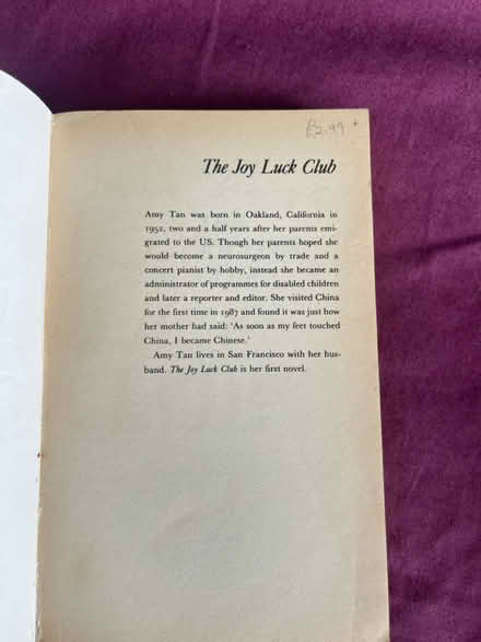 Photo of free The joy luck club (Nether Edge S7) #2