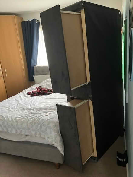 Photo of free Single bed base - 2 drawer divan (Southdown) #4
