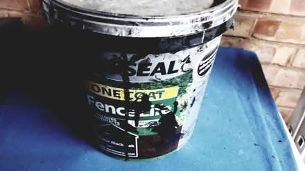 Photo of free Ronseal Fence Paint (Tudor Black) 1/4 Tub (Cressex HP12) #1