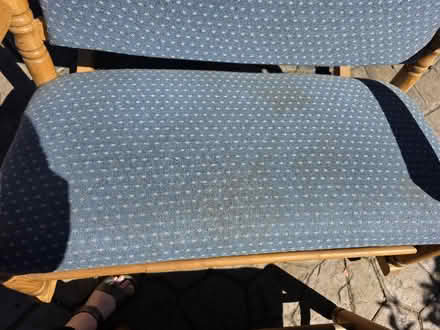 Photo of free Double wooden rocking chair + ftstl (Maywood Park Santa Clara) #2