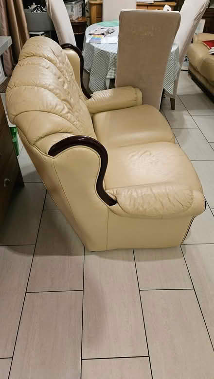 Photo of free Lovely 2 seater leather sofa (SE4) #2