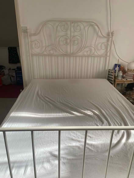 Photo of free Metal bed no mattress (CR0 3) #1