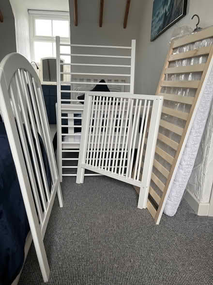 Photo of free Two white cots (Dunmore East) #1