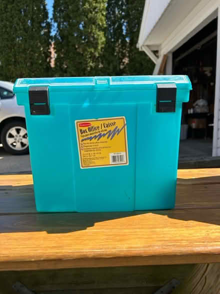 Photo of free Portable hanging file box (south elmhurst) #1