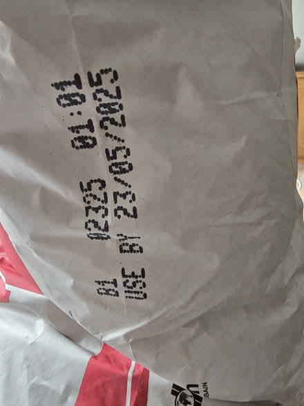 Photo of free 25kg bag of hardwall plaster (BT6) #2